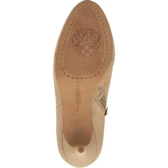 Vince Camuto Women's Tortilla Suede Closed Pointed Toe High Heel Elvin Bootie - Picture 4 of 8